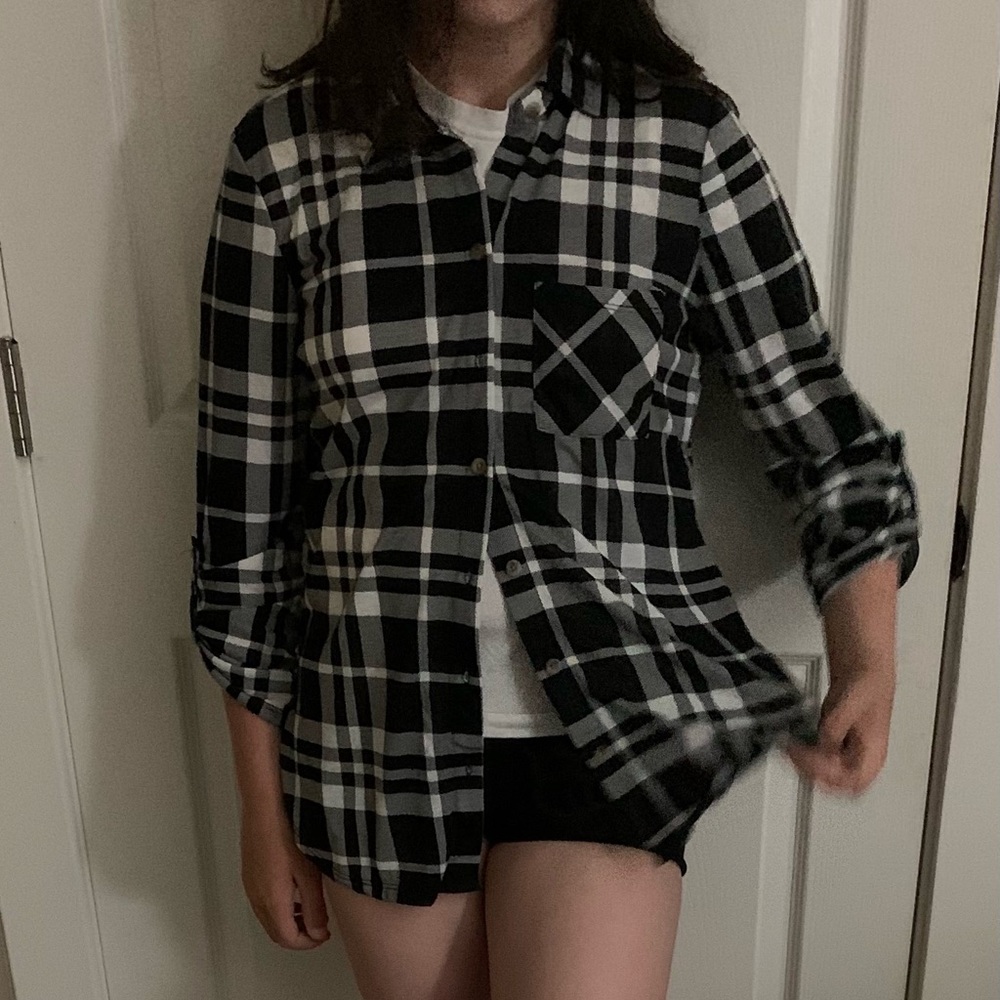 Polly & Esther Plaid shirt